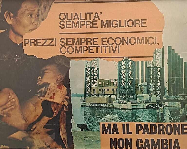 Lamberto Pignotti, Ma il padrone non cambia, 1965. Courtesy of the Artist e Bianco Contemporaneo