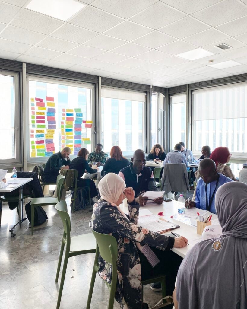 Le lezioni in aula della Scuola Internazionale del Patrimonio