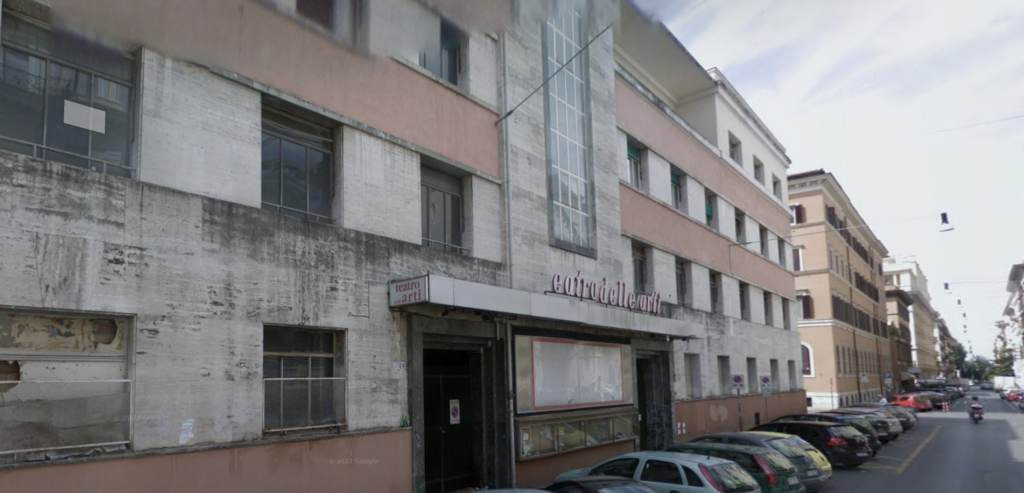 L'ex Teatro delle Arti a Roma