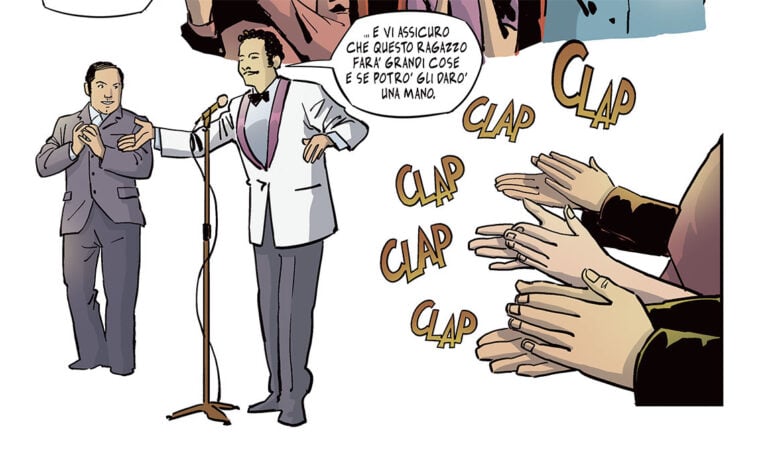 Dalla gavetta al mito: il giovane Lino Banfi rivive in un nuovo fumetto