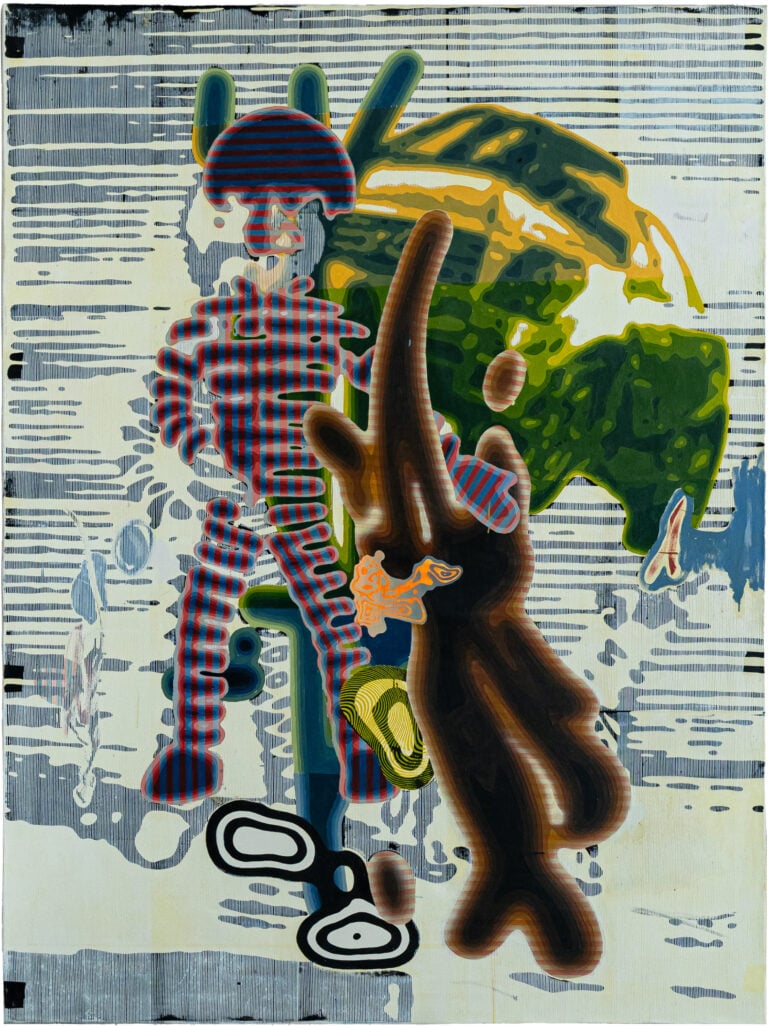 Markus Oehlen, Stooge. Courtesy Kruso Art