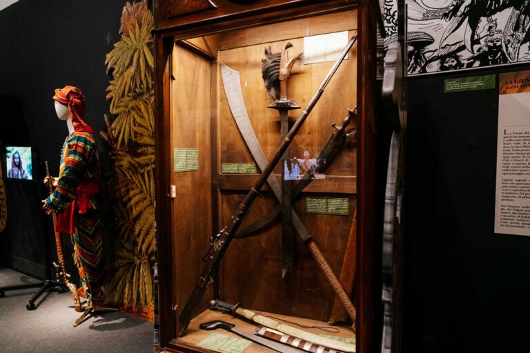 Sandokan. La Tigre ruggisce ancora, Reggia di Monza, a cura di Francesco Aquilanti e Loretta Paderni, Installation View, Ph Natascia Mercurio