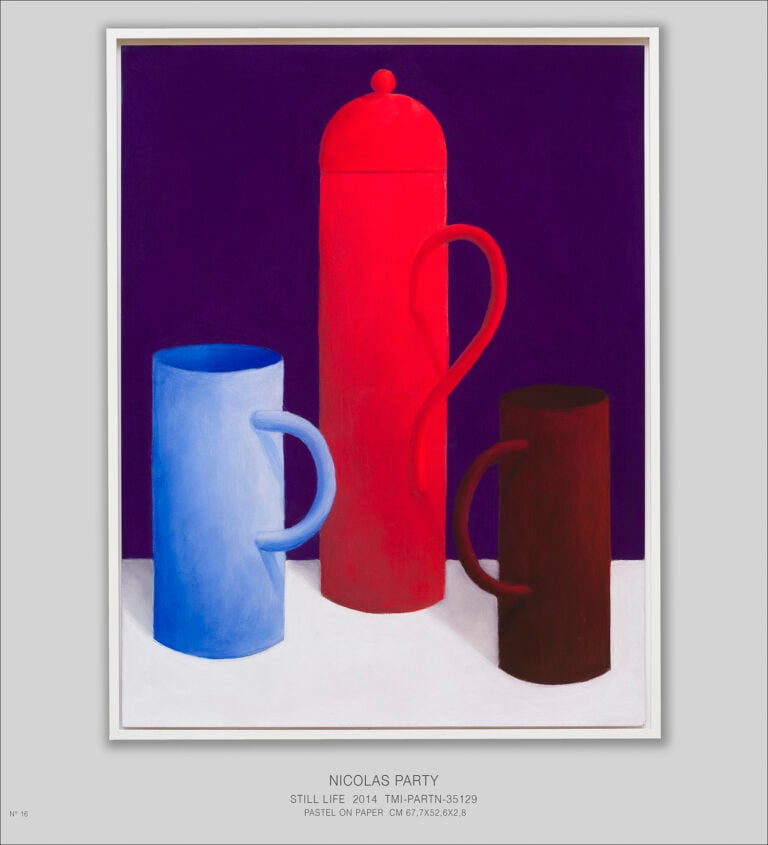 Nicolas Party, Still life 2014 TMI-PARTN-35129, Pastel on paper 67,7 x 52,6 x 2,8 cm