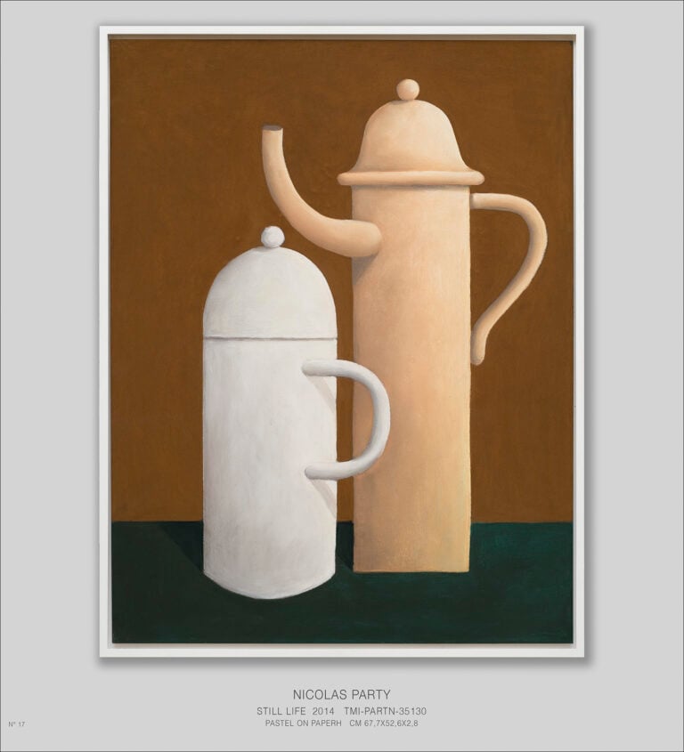 Nicolas Party, Still Life 2014, Pastel on paper, 67,7 x 52,6 x 2,8