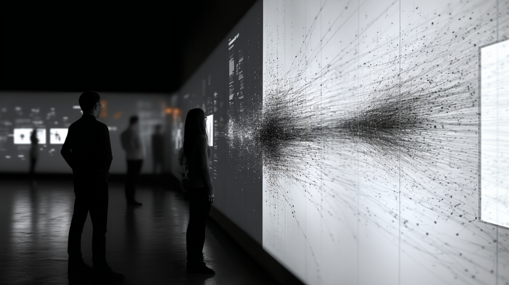 Opera Sistema - Mockup Mostra ResNet - Reticoli di Risonanza 2026 - © Dario Buratti