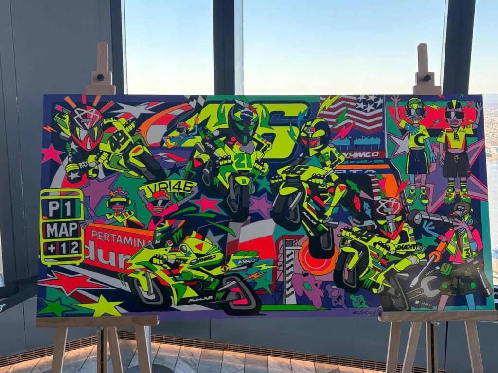 La livrea speciale dedicata da Aldo Drudi al Gran Premio degli Stati Uniti