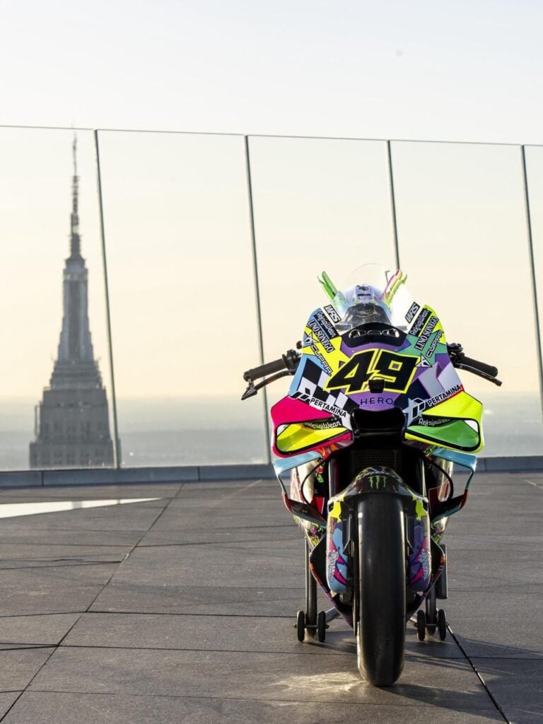 La livrea speciale dedicata da Aldo Drudi al Gran Premio degli Stati Uniti