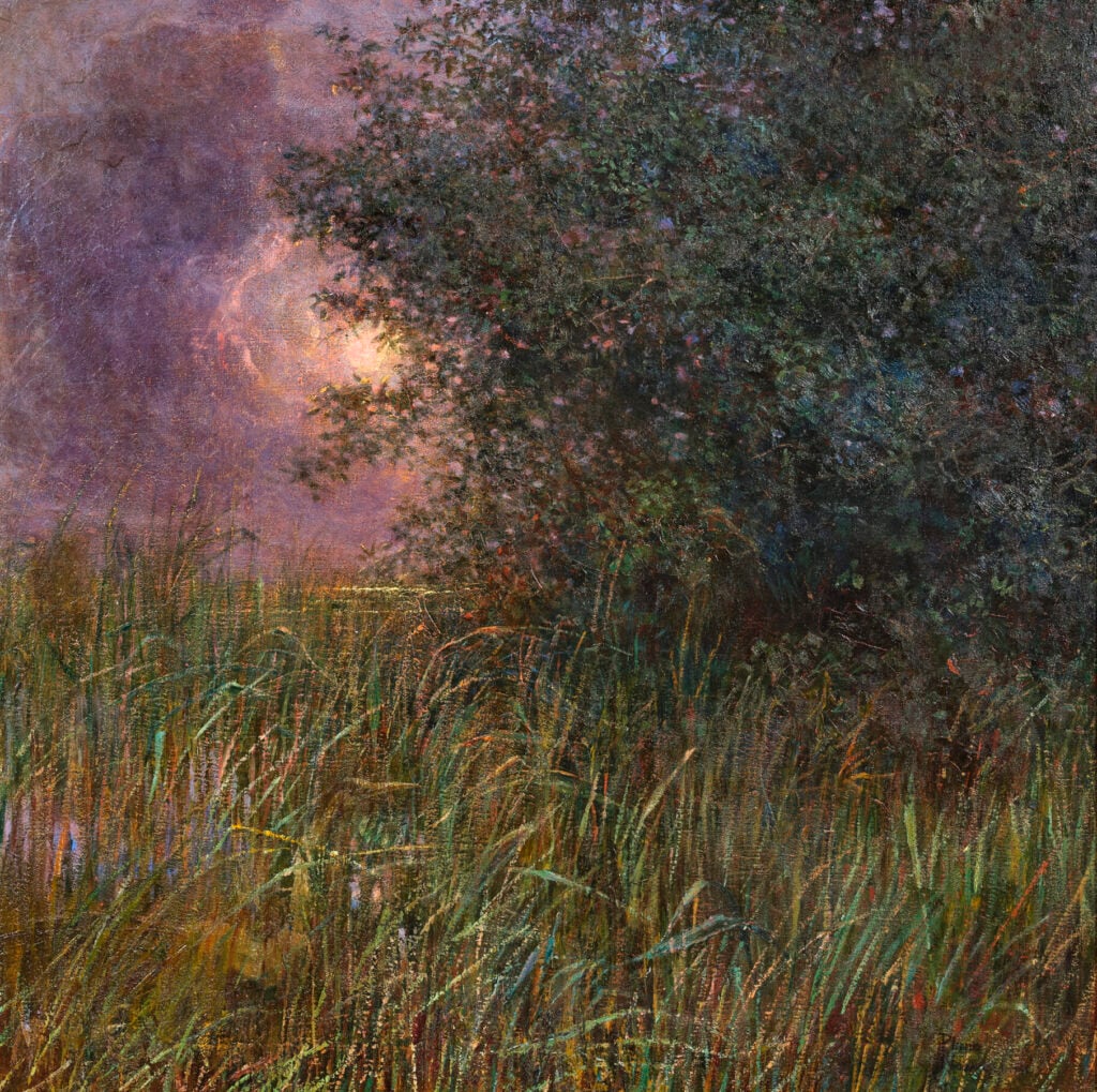 Plinio Nomellini, Luna di ottobre, 1900 ca. Courtesy Tornabuoni Arte