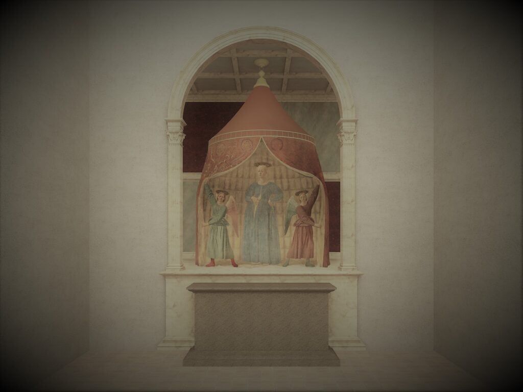 Due libri per approfondire la storia del capolavoro senza casa di Piero della Francesca 