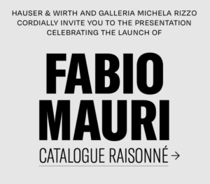 Fabio Mauri - Presentazione Catalogo Ragionato