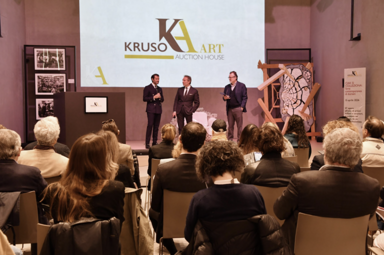 Con l&rsquo;asta di una collezione d&rsquo;arte italiana inaugura in un ex Cinema di Milano la nuova sede di Kruso Art
