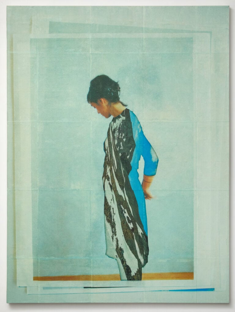 Sepideh Salehi, Woman, shadow, and the snow, 2024. Ph: Simon d&rsquo;Ex&eacute;a