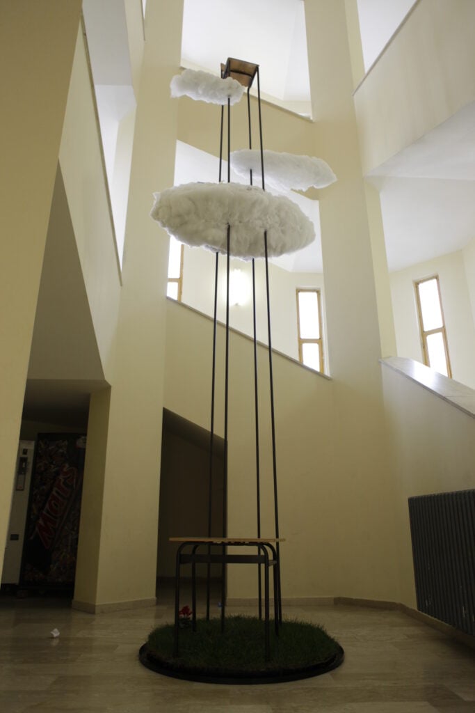 Vincenzo Rulli al Liceo Bafile dell'Aquila. Photo Roberto Grillo