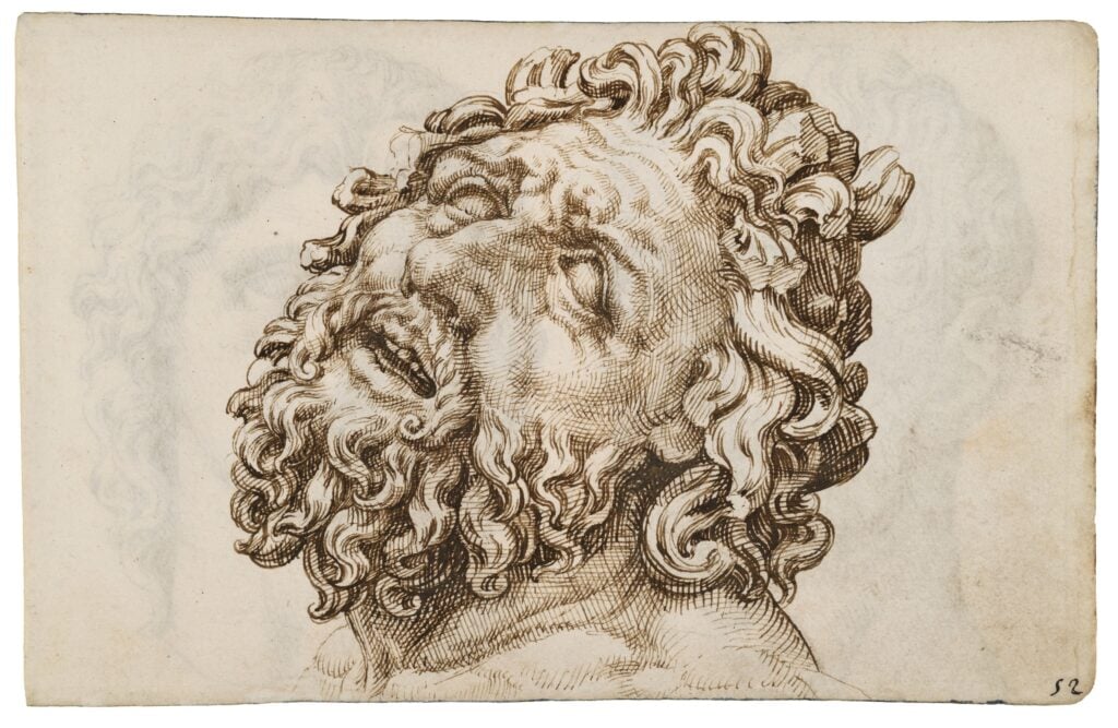 Maarten van Heemskerck, Testa del Laocoonte &copy;Staatliche Museen zu Berlin, Kupferstichkabinett (Dietmar Katz)