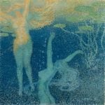 Il simbolismo in Italia, Fondazione Magnani-Rocca, Glauco Cambon, Le figlie del Reno, 1907, olio su tela. Collezione Privata