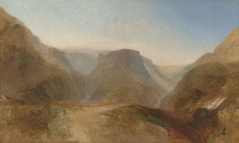 Joseph Mallord William Turner Tivoli, dal Monte Catillo; &copy; Tate