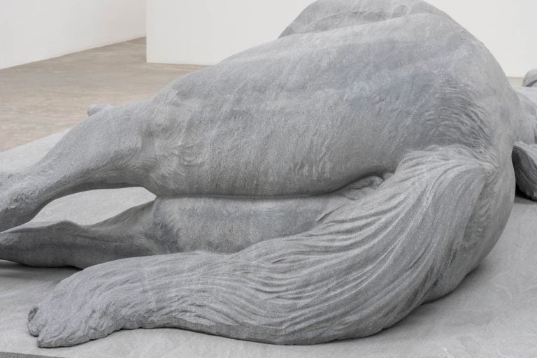 Fallen Horse (dettaglio), 2025, granito