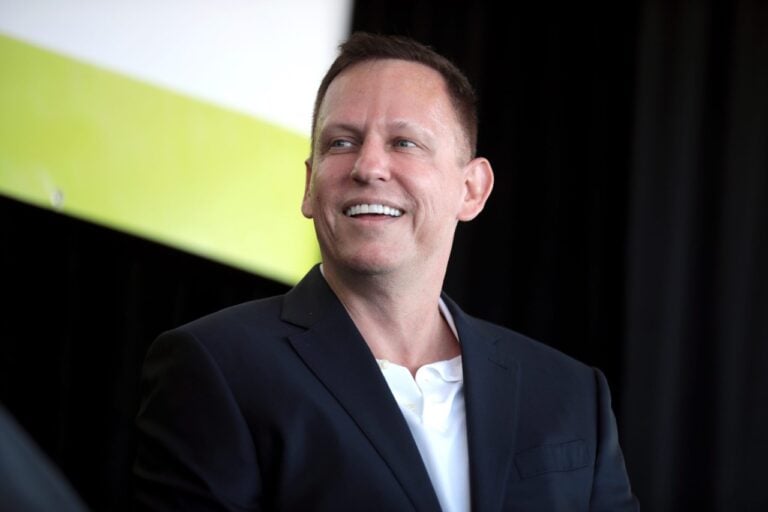 Peter Thiel fondatore di Palantir Silicon Valley