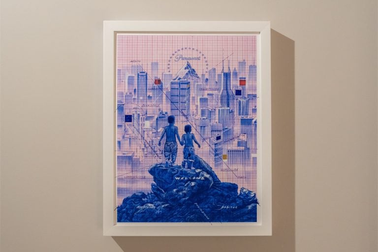 Le opere di Giuseppe Stampone all'Hotel Cittadellarte di Michelangelo Pistoletto a Biella