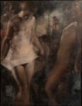 Girl with a pink dress and a nude, 1930 ca., The Morus Art Foundation