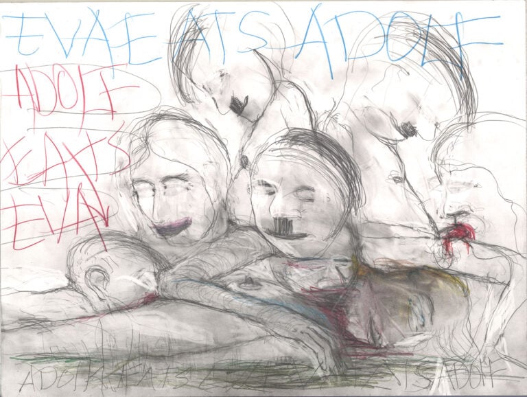 A&E, Eva Eats Adolf/Adolf Eats Eva, Polka Polka Father Son Mother Daughter, Adolf, 2020 &copy; Paul McCarthy. Courtesy Houser & Wirth