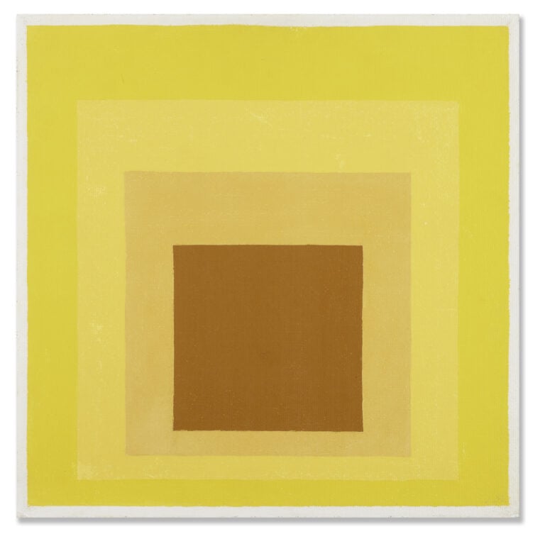 Josef Albers, Study for Homage to the Square Full Tenor (1959). Courtesy Il Ponte Casa d'Aste
