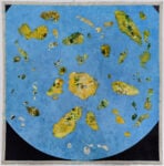 Atlas Ego Imago Mundi (Il mondo vitruviano)_, 2021, tecnica mista su tela, cm 190x190