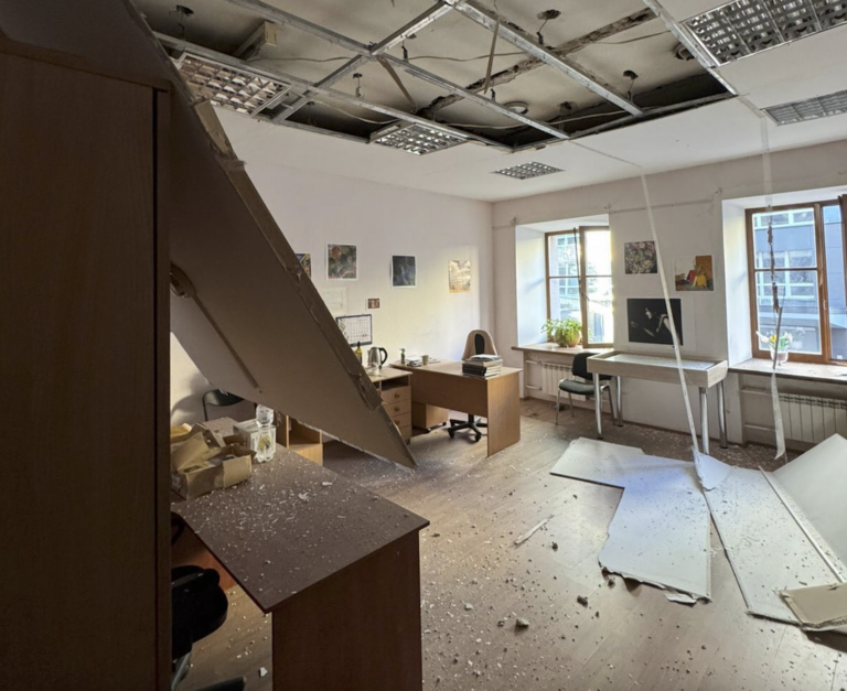 Danneggiato il Museo Nazionale d'Arte dell'Ucraina di Kiev