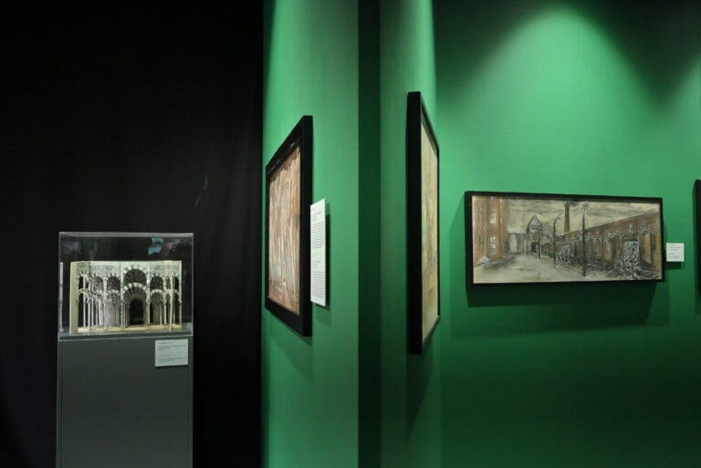 Dante Ferretti, con i miei occhi, installation view at Museo di San Salvatore in Lauro, 2026. Photo Valentina Sensi