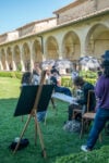 L&rsquo;antica certosa vicino Siena dove il disegno &egrave; diventato una performance condivisa. Il report