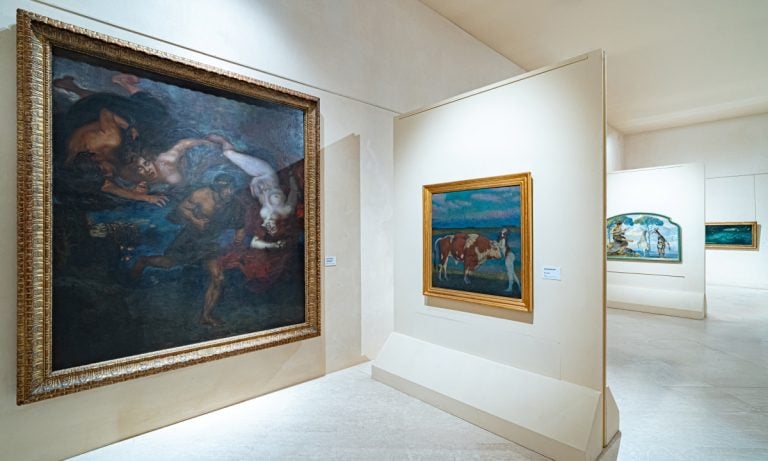 Veduta dell&rsquo;allestimento della mostra Il Simbolismo in Italia, Fondazione Magnani Rocca, Mamiano di Traversetolo (Parma), 2016