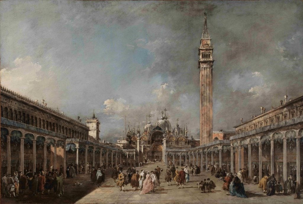 Francesco Guardi, La festa dell’Ascensione in piazza San Marco, 1775