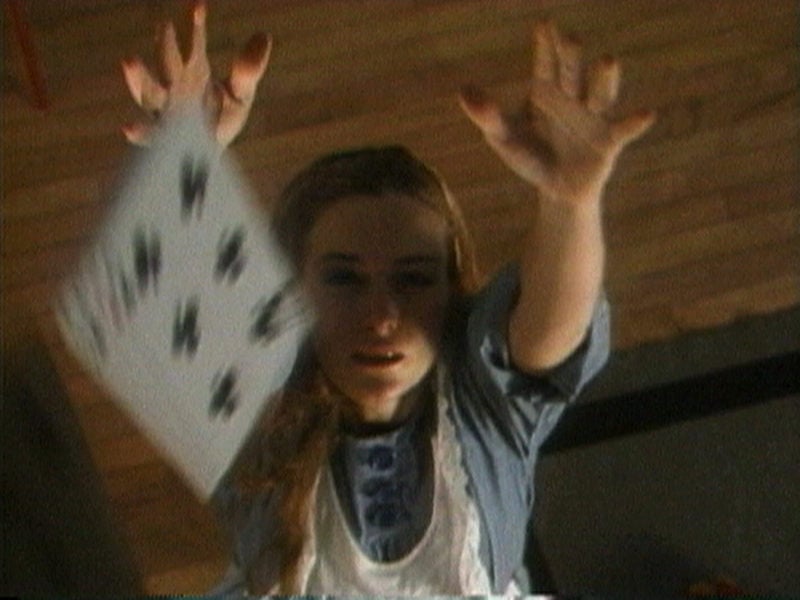 Gary Hill, Why Do Things Get in a Muddle? (Come on Petunia), 1984, video. Courtesy Kettelborn Collection

