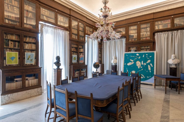Luca Di Luzio - Atlas Ego Imago Mundi, Societ&agrave; Geografica Italiana, Roma, Installation view
