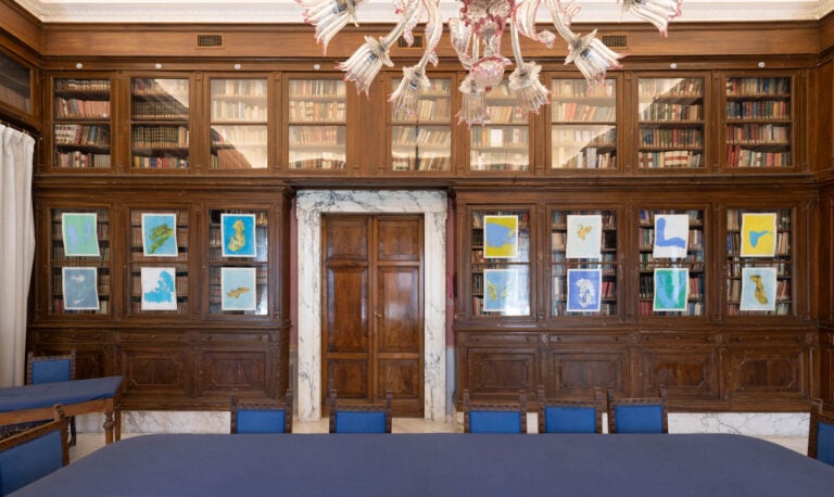 Luca Di Luzio - Atlas Ego Imago Mundi, Societ&agrave; Geografica Italiana, Roma, Installation view