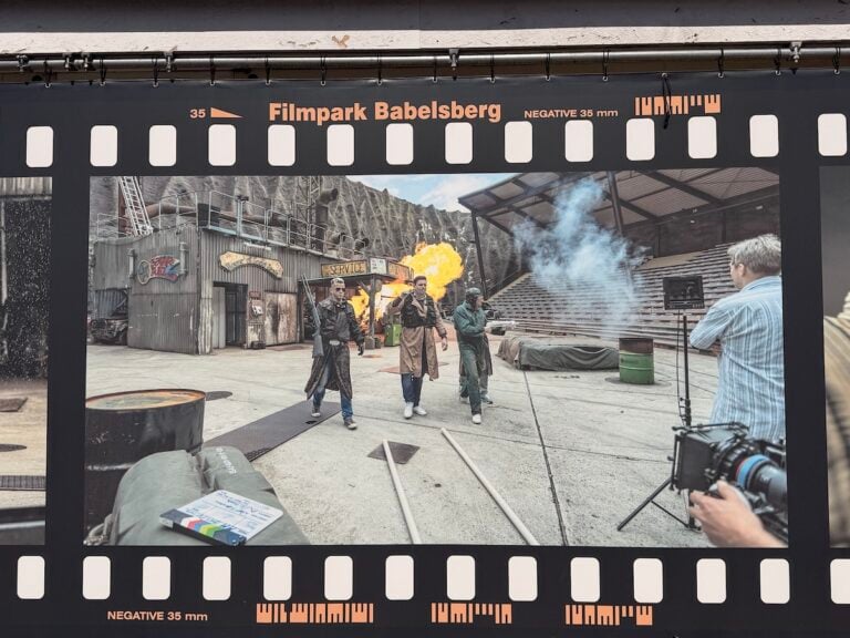 Germania. Film Park Babelsberg. Percorso espositivo esterno con fotogrammi dei film pi&ugrave; famosi. Photo Dario Bragaglia