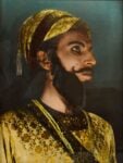 Gian Enzo Sperone, Luigi Ontani, Shivaji, 1996, acquerello su foto seppia, 40 x 31 cm