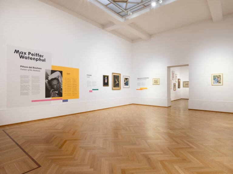 Max Peiffer Watenphul. Pittore del Bauhaus, Gnamc, Installation view, foto Daniele Molajoli