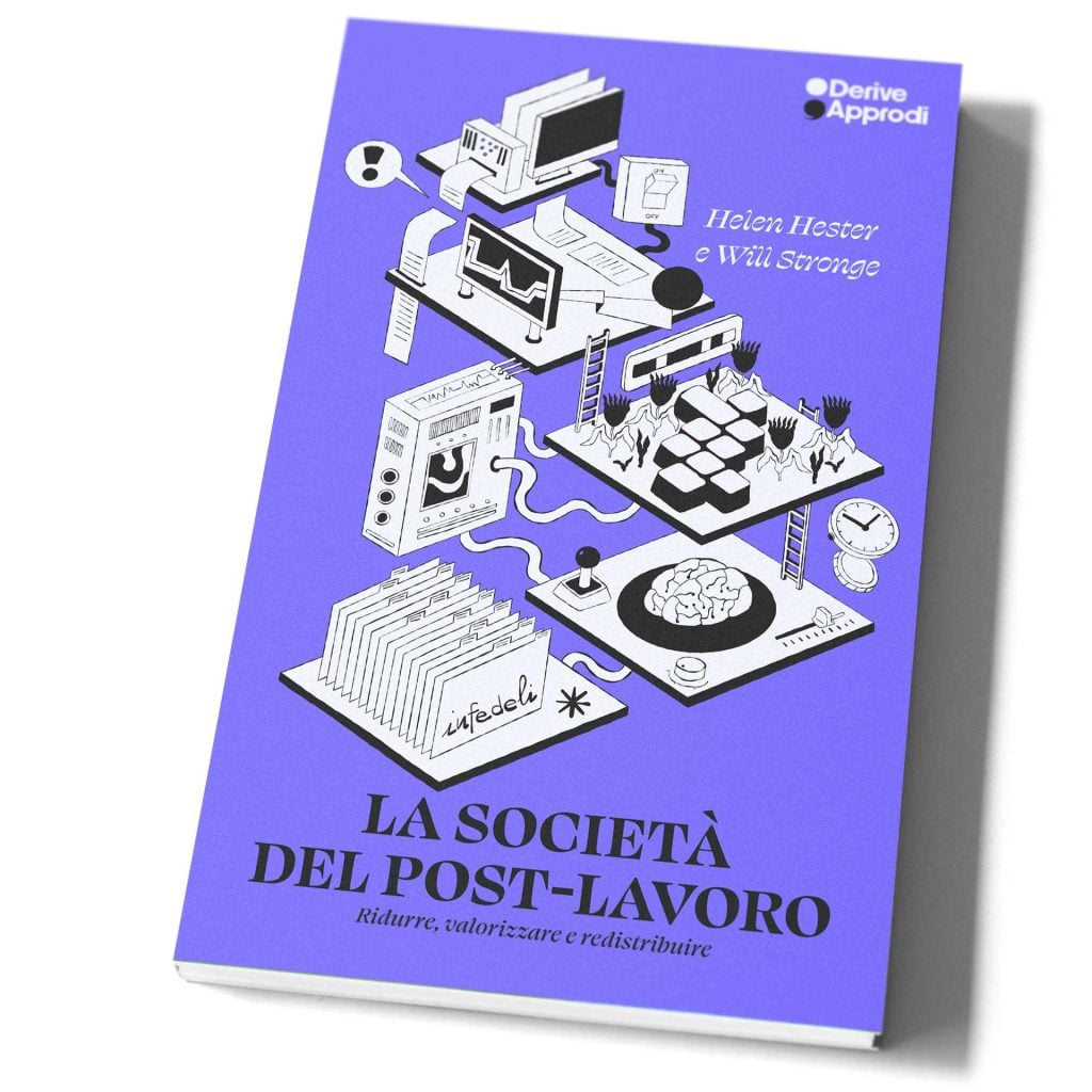 Copertina di "La societ&agrave; del post-lavoro"