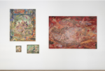 Iain Andrews, Whispers from the Red Room, installation view at Galleria Gaburro, Milano, 2026. Courtesy Galleria Gaburro