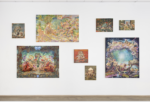 Iain Andrews, Whispers from the Red Room, installation view at Galleria Gaburro, Milano, 2026. Courtesy Galleria Gaburro