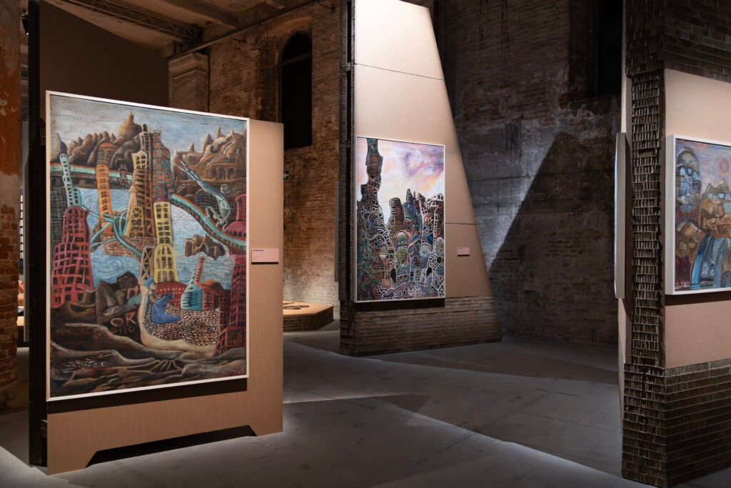 In Minor Keys, installation view delle Corderie dell?Arsenale, La Biennale di Venezia, 2026. Photo Irene Fanizza