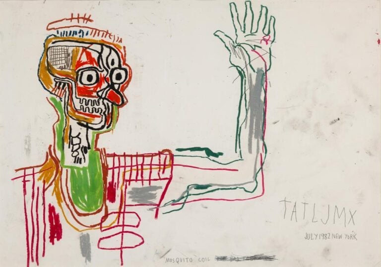 Jean-Michel Basquiat, Mosquito Coil, 1982. Private Collection. &copy; Estate of Jean-Michel Basquiat. Licensed by Artestar, New York. Courtesy of Colour Themes