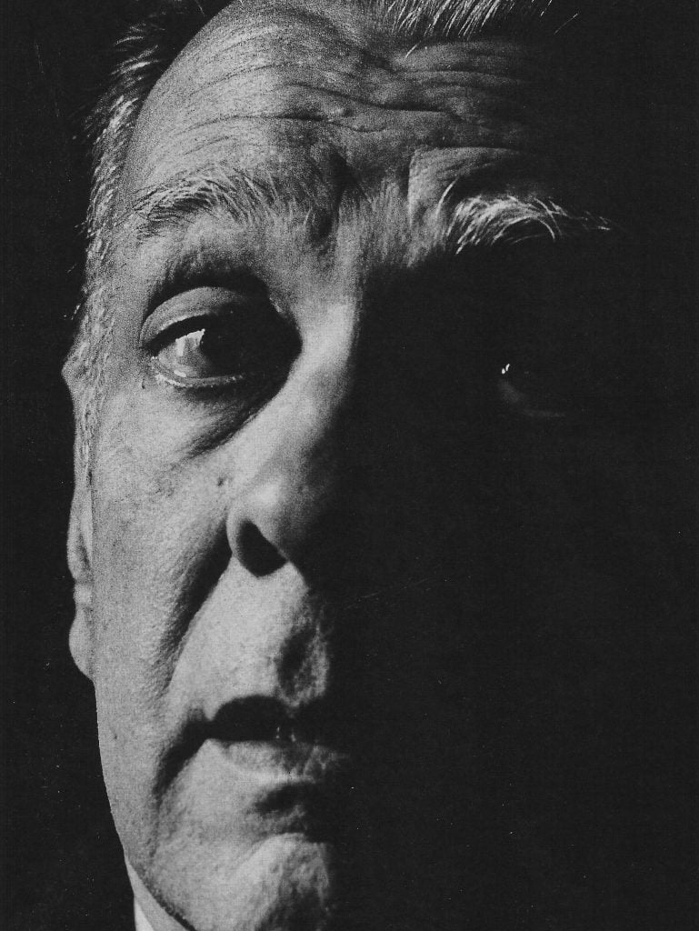 Jorge Luis Borges. Photo Sara Facio, 1968
