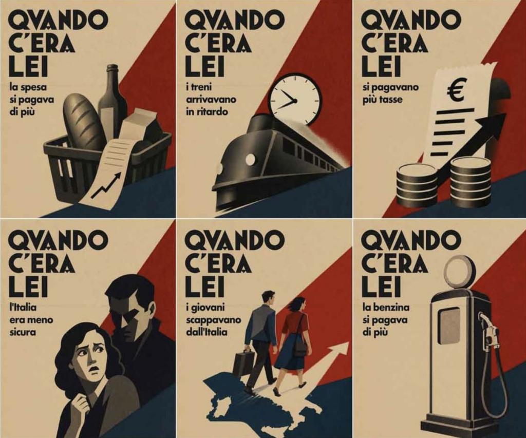 La campagna "Quando c'era Lei" di Italia Viva