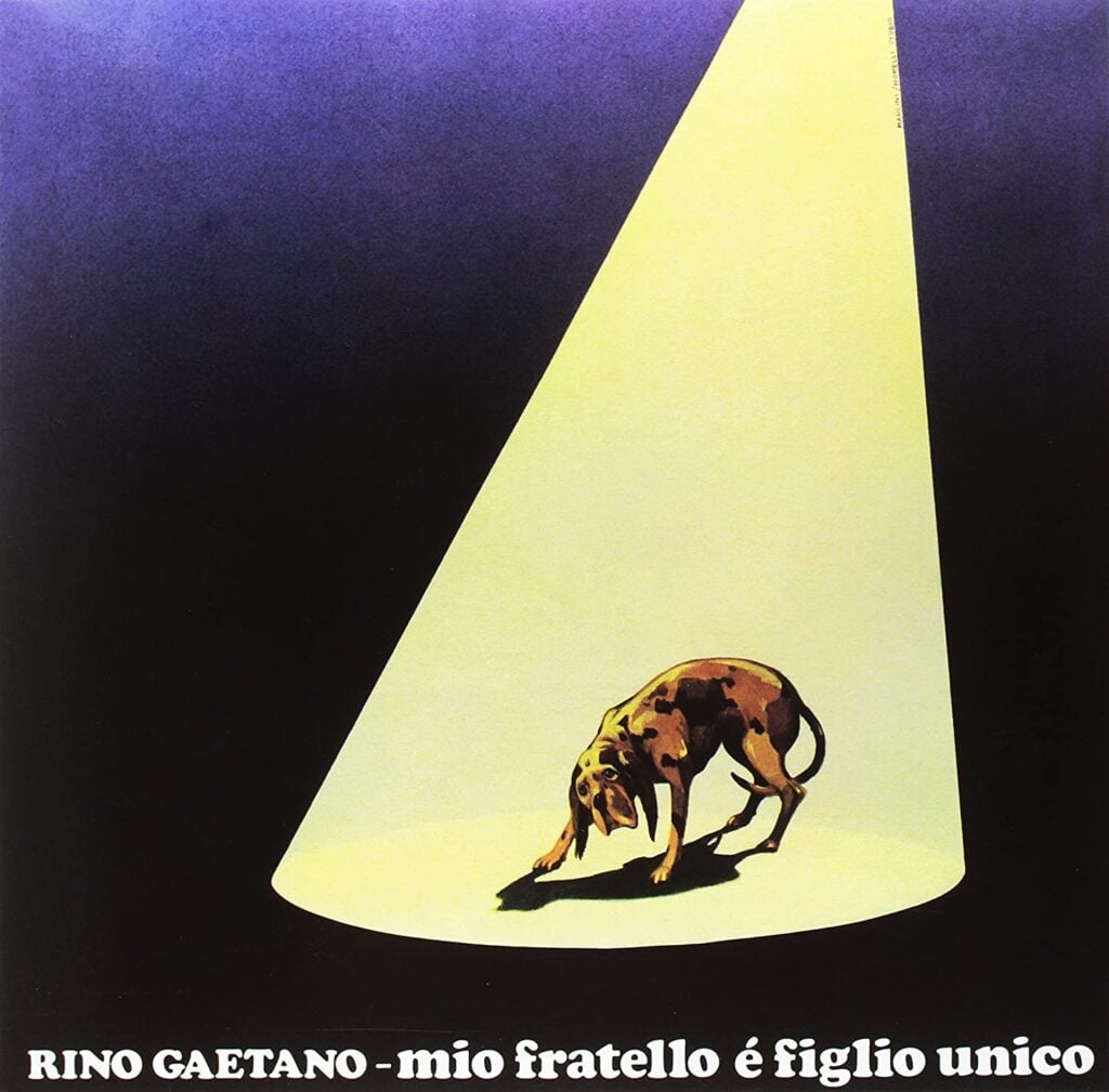 La copertina dell'album "Mio fratello è figlio unico"