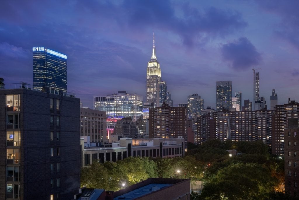 La vista dall'Hotel Alameda High Line