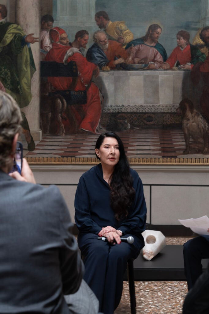 Marina Abramović, Transforming Energy, Gallerie dell'Accademia, Venezia, Installation View, ph Irene Fanizza