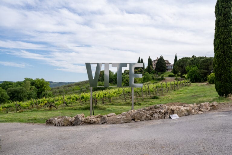 Matteo Attruia, VITE, 2026, installation view, Parco Sculture Todini, Todi. Foto Clikkami