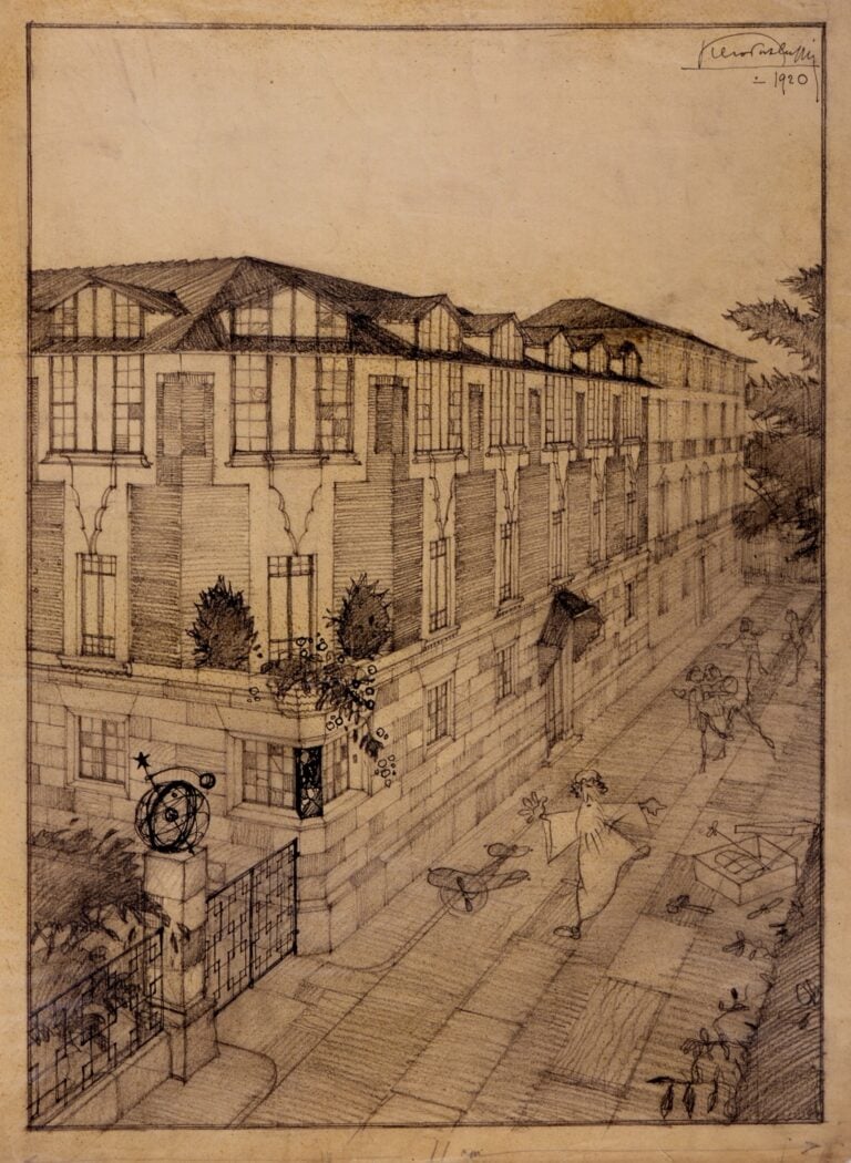 Piero Portaluppi, Casa Corbellini-Wassermann Milano, via Lombardia 17, 1920. Archivio Piero Portaluppi, FAI &ndash; Fondo per l&rsquo;Ambiente Italiano, Milano